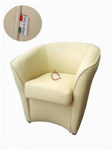 Poltroncina poltrona ecopelle - poltroncina,