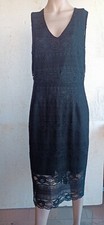 Abito donna midi vestito pizzo