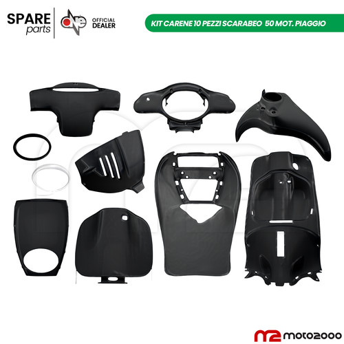 Kit carene plastiche - plastiche, nero