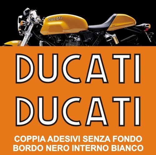 Adesivi serbatoio ducati - adesivi,