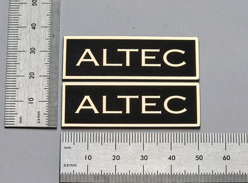 Altec speaker badge logo - badge,