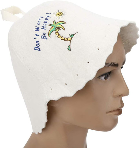 Cappello sauna lana - in,