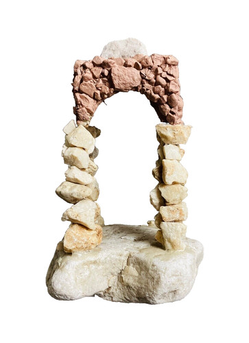Statua statuina gazebo presepe - statua,