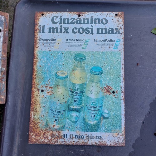 Insegna cinzano cinzanino - insegna,