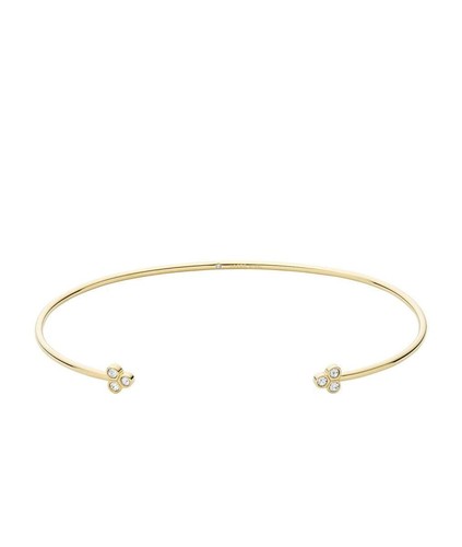 Bracciale fossil dorato rigido - bracciale,