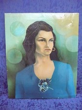Dipinto Donna Ritratto Anni 70