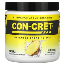2 X Con-Cret, creatina brevettata HCI, ananas, 2,2 once (61,4 g)