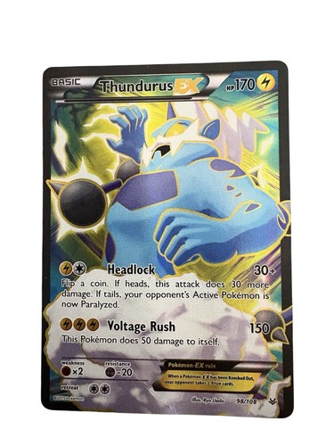 Thundurus 108 full art - thundurus,