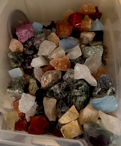 Raw unpolished crystals - raw,
