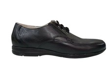 Strada Firenze Scarpa bassa c/lacci in pelle, uomo - Art. 6568-NER (Nero)