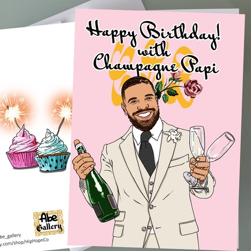 Biglietto compleanno drake - compleanno,