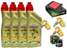 TAGLIANDO YAMAHA TRACER 900 2018/2020  CASTROL 10W40 FILTRO ARIA OLIO CANDELE 