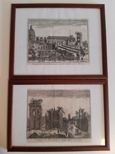 1759 Thomas Salmon 2 stampe antiche originali