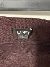 Loft Leggings Wine With Red