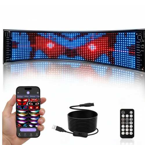 Insegna occhi led - insegna,