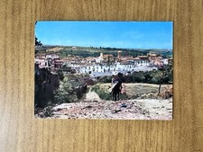 CARTOLINA GENZANO DI LUCANIA PANORAMA CENTRO STORICO VIAGGIATA 1980 DB