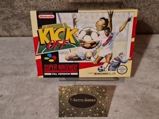 SNES Super Nintendo Kick Off con scatola originale e istruzioni UKV