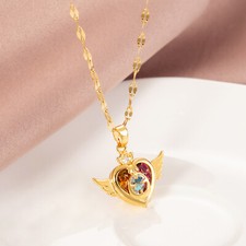 Collana in acciaio inox cuore