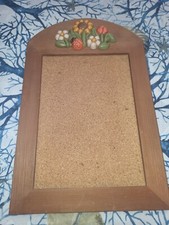 Thun Bacheca Lavagna Lavagnetta Fiori Girasole  Coccinella Legno  