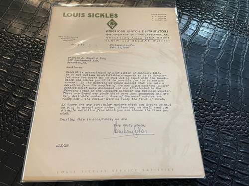1938 antique letterhead - 1938,