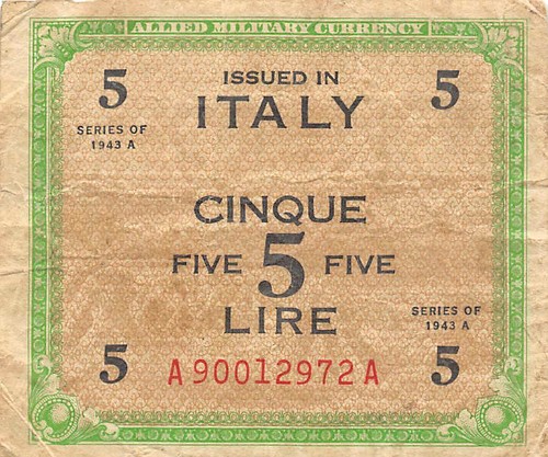 Italia serie lire - serie, 1943