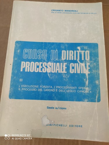 Corso diritto processuale - di,