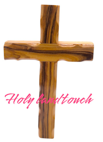 Medium cross olive wood wall - cross,