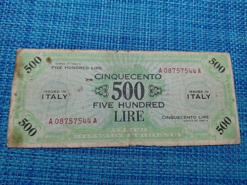 Italy 500 lire 1943 - 500,