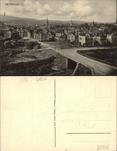 Detmold super straßen - straßen-ak, sw