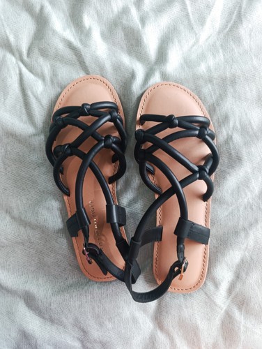 Sandalias tommy hilfiger cuero - sandalias,