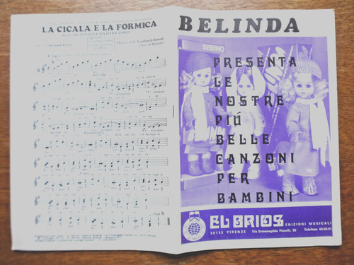 Spartito bambola belinda - bambola,