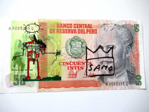 Banconota m basquiat - banconota, j.m.basquiat