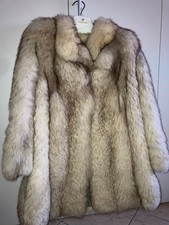 Pelliccia autentica di volpe bianca?- donna taglia M – vera pelliccia -elegante