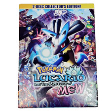 Pokemon's Lucario & The Mystery of Mew 2-DVD 2006 Collectors Edition No Booklet
