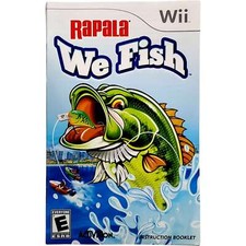 (Manual Only) Rapala We Fish - Nintendo Wii Pristine Tested Authentic