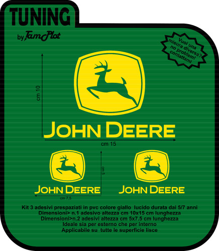Adesivo john deere - adesivo,