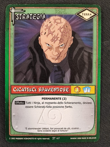 Naruto card game cicatrici - card,