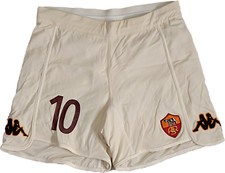 shorts pantaloncini calcio AS ROMA Totti Kappa 2002 2003 home XL worn
