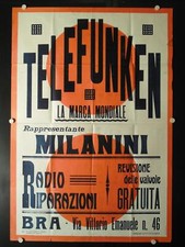 Manifesto Telefunken Radio