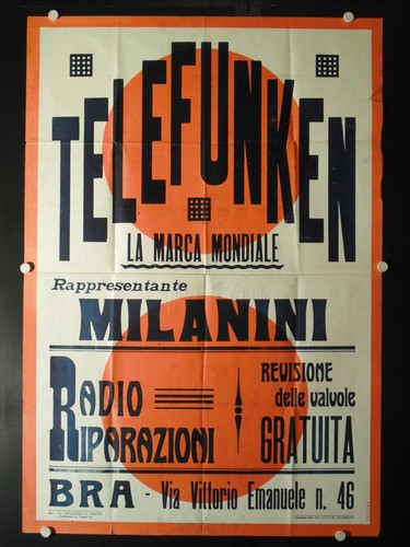 Manifesto telefunken radio - manifesto,