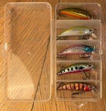 5 pz Esca Artificiale Trota Spinning professionali 5.5cm 5g