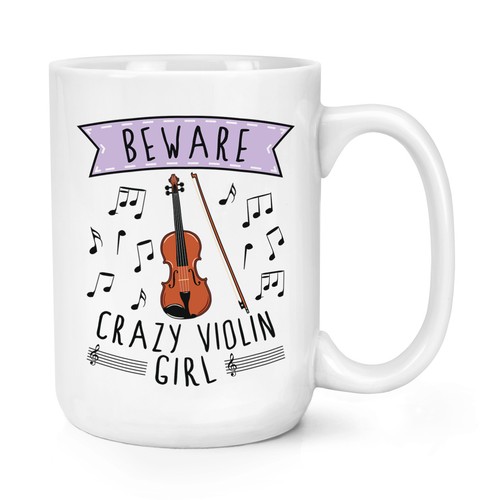 Beware pazzo violino bambina - pazzo,