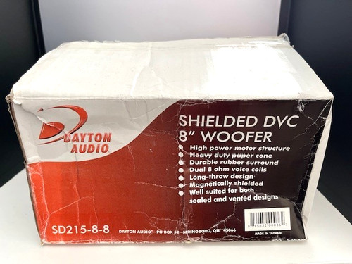 Dayton audio sd215 - dayton, dual