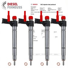 4x 0445115042 Iniettore Bosch