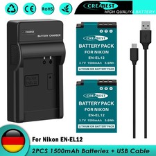 2x batteria EN-EL12 per Nikon