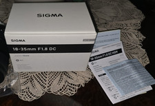 Sigma 18-35mm F1.8 DC HSM