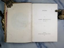 TENNYSON POEMS MOXON 1857 PRIME EDIZIONI RARI POESIA ARTU’ MERLINO IDILLI DEL RE