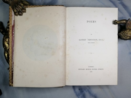 Tennyson poems moxon - tennyson, 1857