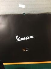 Calendario Piaggio Vespa Anno 2003 Originale-Oggetto Vintage in perfetto stato.