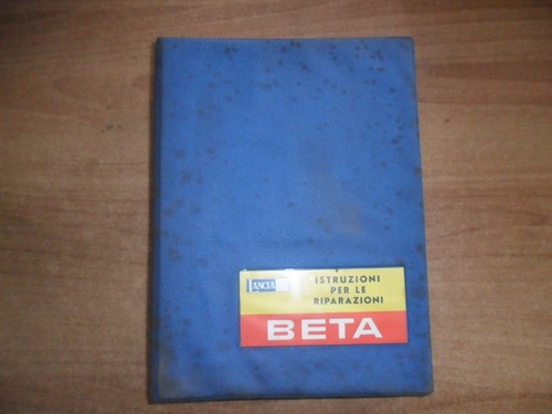 Lancia beta istruzioni - beta, le